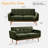 Analeah 60.2" W Square Arm Loveseat-597365