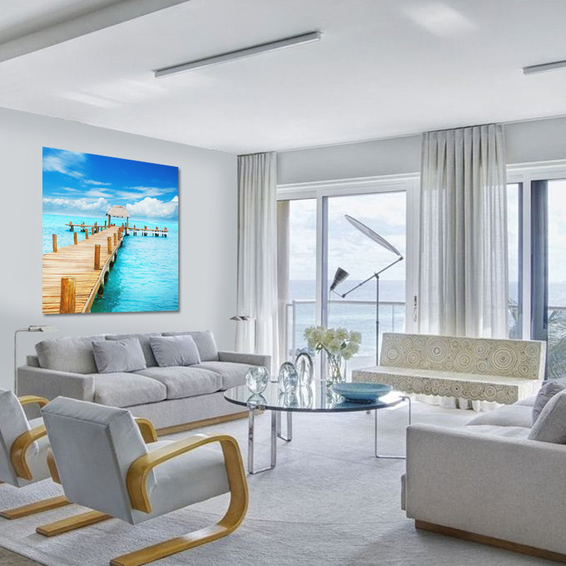Sanctuary Dock - photographie non encadrée, Aluminium, H 24 po x l 24 po x P 2,5 po