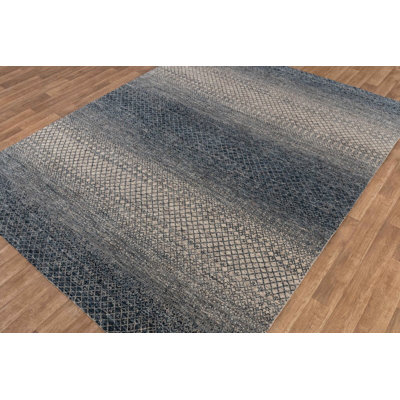 Contemporary One-of-a-Kind Rectangle 7'11" X 10 Wool Area Rug