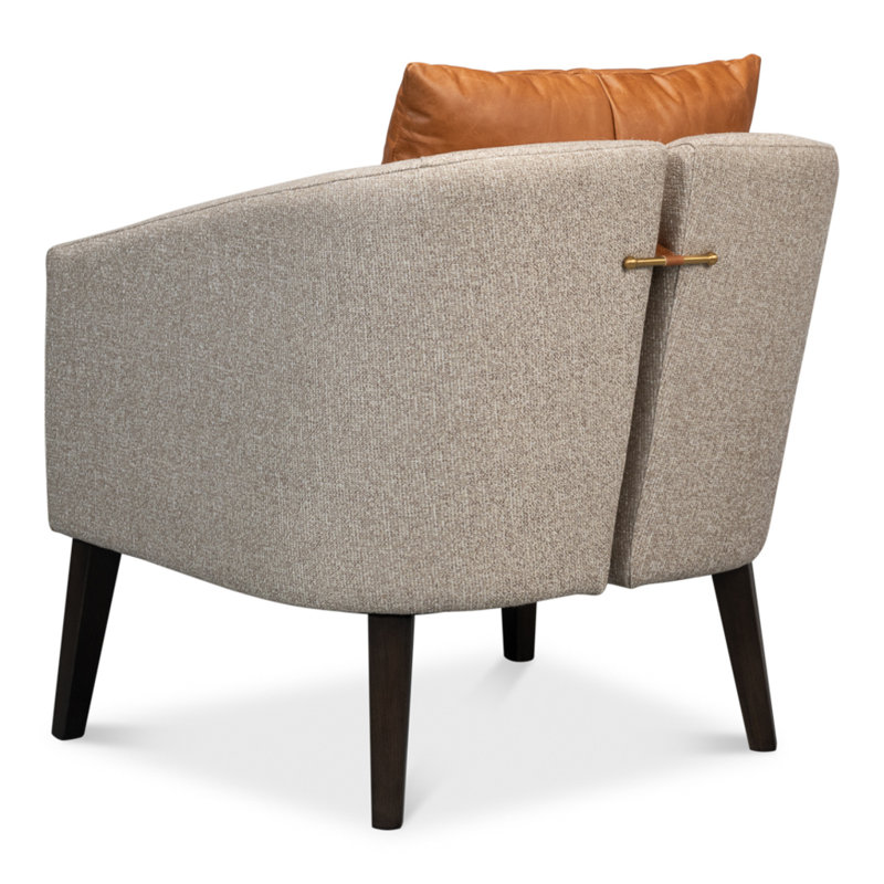 Bronson Linen Barrel Chair