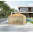 Outdoor Double Roof Outdoor Gazebo Canopy Shelter with Netting,Patio Gazebo with Corner Frame Shelves