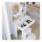 17" Round LED Mirror Vanity Table + Soft Cushion Stool Suit, Large Mirror, Touch Switch, 3 Colors, Adjustable Brightness, Large Desktop, Multi-Layer High Capacity Storage, Suitable For Small Space-510736843