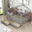 Heulwen Two Drawers Wooden House Bed-1726847284-1726847285