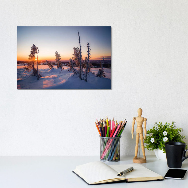 Winterlandscape by Anders Jorulf - Wrapped Canvas Print, 20.32 cm H x 30.48 cm W