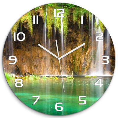 Jos Glass Wall Clock