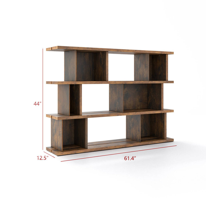Bibliothèque géométrique à 3 niveaux Lotus Home