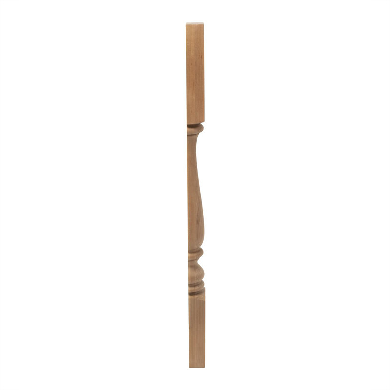 Pattes pour îlot Bornaman, paquet de 4, H 35,25 po x l 3,75 po x P 3,75 po, Cerisier