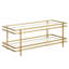 Table basse en acier et verre Robillard-177045500