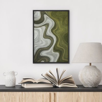 Abstrait, reproduction d'art sur toile encadrée, décoration murale pour chambre à coucher