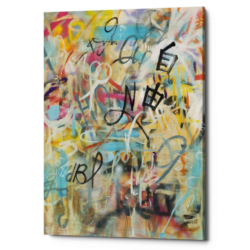 «Graffiti Freedom», impression sur toile tendue, H 26 po x l 18 po x P 0,75 po