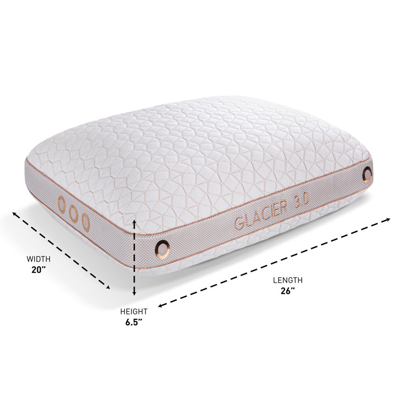 Coussin Bedgear Glacier Performance Cooling Performance - Version 2020 - Coussin moelleux, 3.0