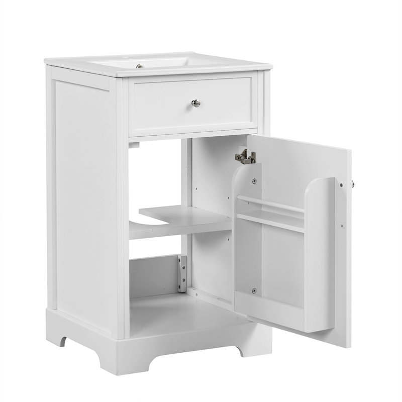 Meuble-lavabo de salle de bain avec lavabo, armoire de salle de bain