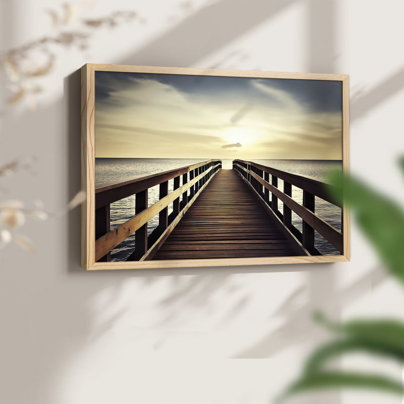 Nautical Series-LX - Reproduction encadrée - Restickable, H 8 po x l 10 po, Naturel