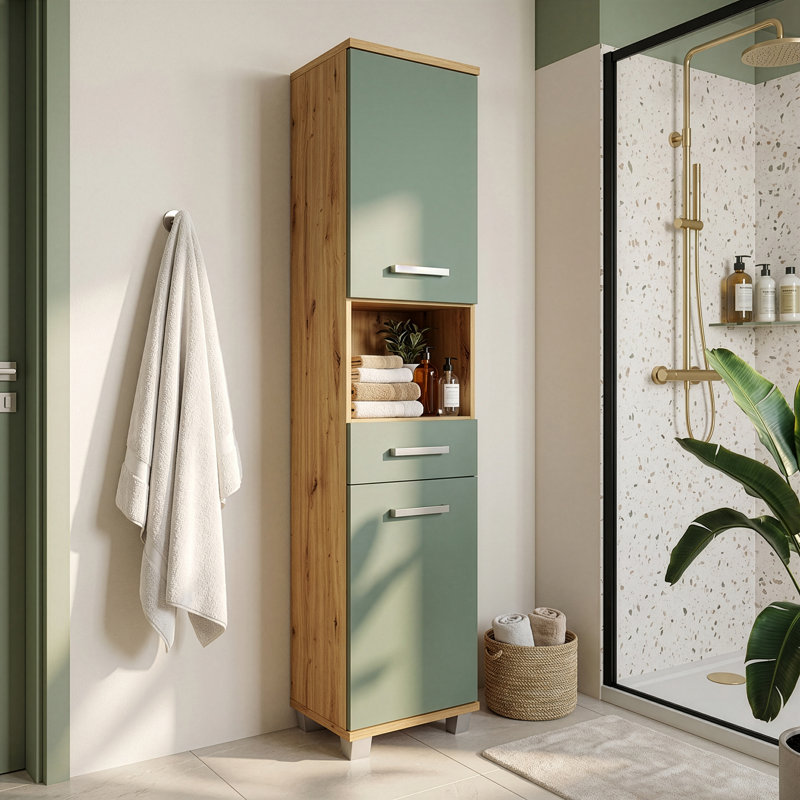 Veris Bathroom Cabinet, White