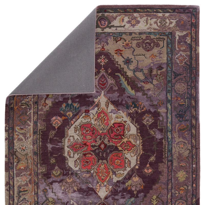 Tapis mauve / gris Halterman, Rectangle 9 pi x 12 pi