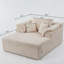 Chaise longue rembourrée, chaise longue d'intérieur pour le salon
