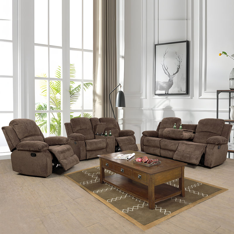 Keayon Recliner, Brown Corduroy