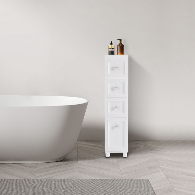 Armoire de rangement étroite étroite 4 niveaux