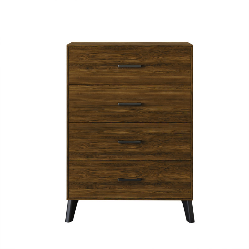 Jeweldine 29.53'' W 4 - Drawer Dresser, Brown