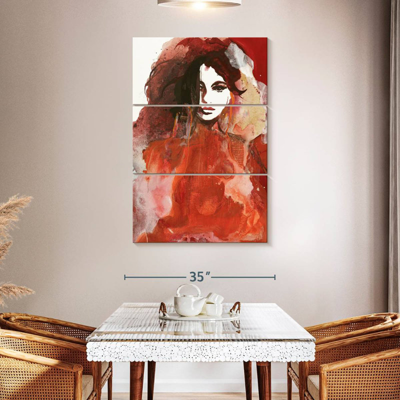 Leisha Colorful Life III, 65" H x 42" W