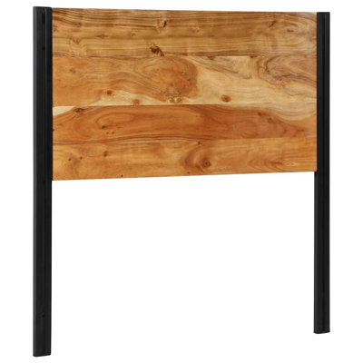 Solid Wood Iron Headboard