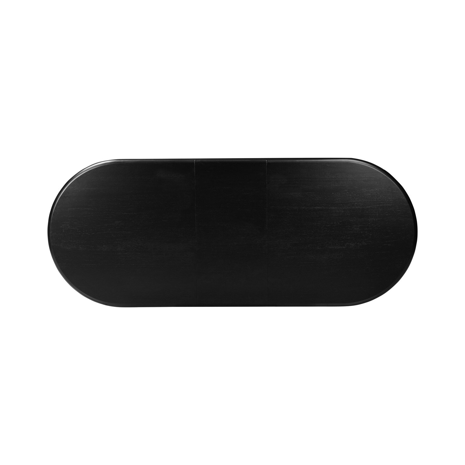 Haiden 84" Extendable Acacia Dining Table, Aged Black Acacia