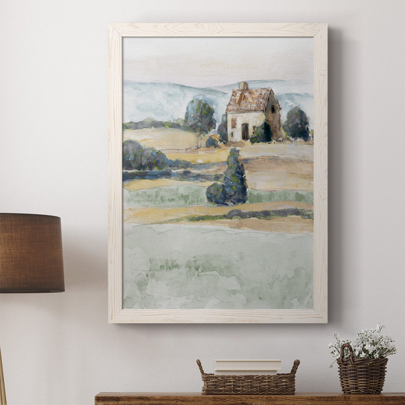 " On The Countryside II ", White, 43.5" H x 31.5" W x 1" D