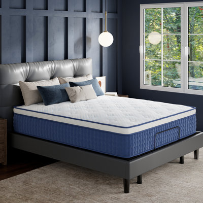 Adjustable Bed With 14" Dual Foam Hybrid Mattress-zero Gravity, Massage And Wireless Remote, Underbed Light