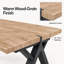 Ensemble de salle à manger rectangulaire 63 po avec chaises en similicuir courbé-962719915-962719916
