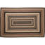  Tapis noir / gris à motif géométrique en jute tressé-1406877650