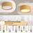Addae 15.7" W 3-Light Dimmable Acrylic Shade Flush Mount-1874465116