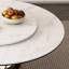 Table de salle à manger moderne en pierre frittée Smooth Roting Lazy Susan idéale pour la cuisine et les espaces compacts