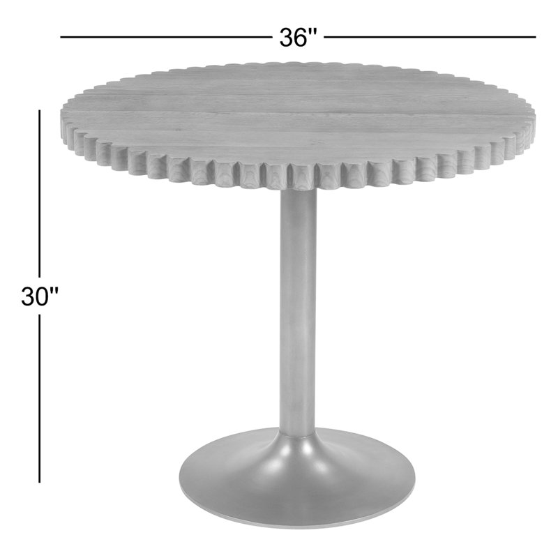 Nomi Round Solid Oak Dining Table
