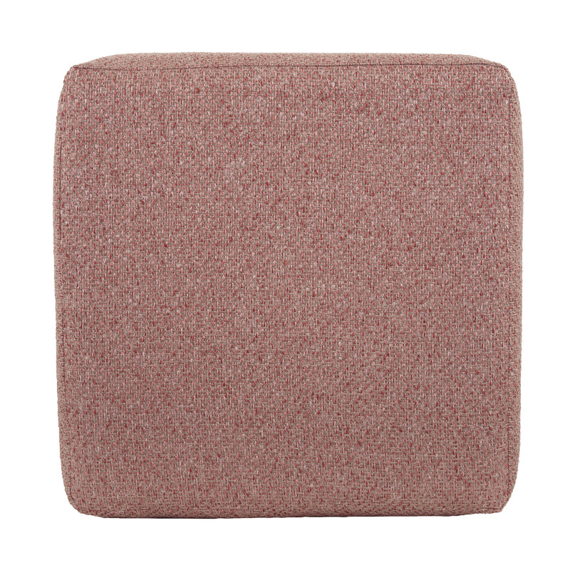 Repose-pieds Ashle, Polyester 100 % Rosa