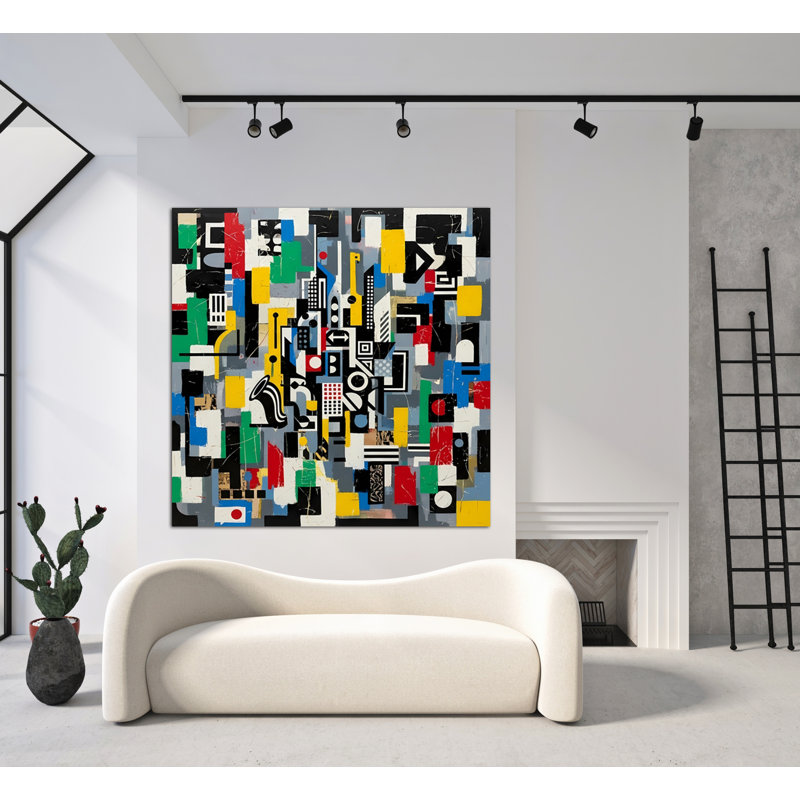 Metropolitan Jazzscape, 24" H x 24" W