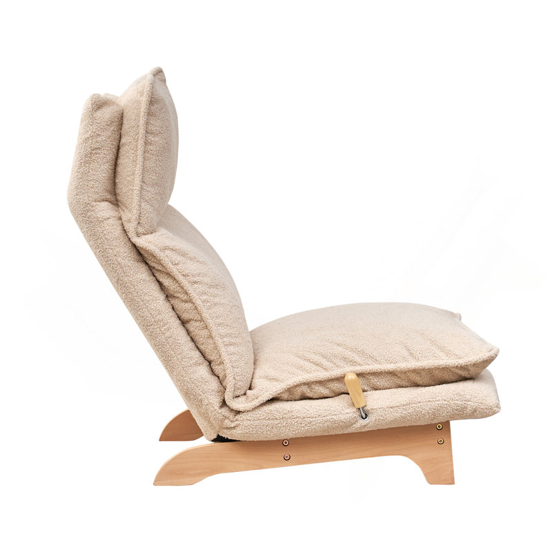 Lazy Sofa Balcony Leisure Chair Bedroom Sofa Chair Foldable Reclining Chair Leisure Single Sofa Functional Chair