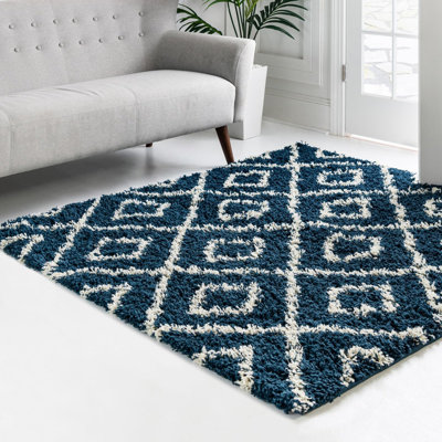 Tapis à poils longs Foundry Select Ruth Trellis