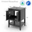 Base de meuble-lavabo simple 24 po seulement, lavabo vasque non inclus, tablette ouverte-116619150