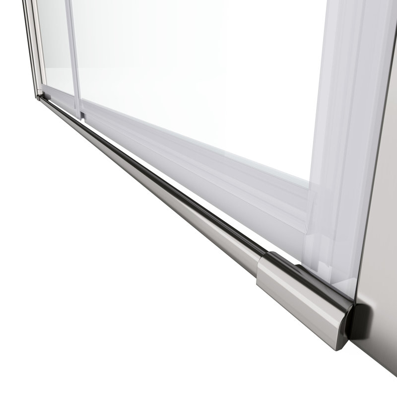 Universal Pivot 1/4" Tempered Glass Shower Door - 1 3/8" Adjustable, 36000 Times Checked Open/close Function, Smooth Pivot, Leak, , Aluminium Alloy With Tested, Working,