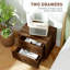 45cm W Manufactured Wood Bedside Table