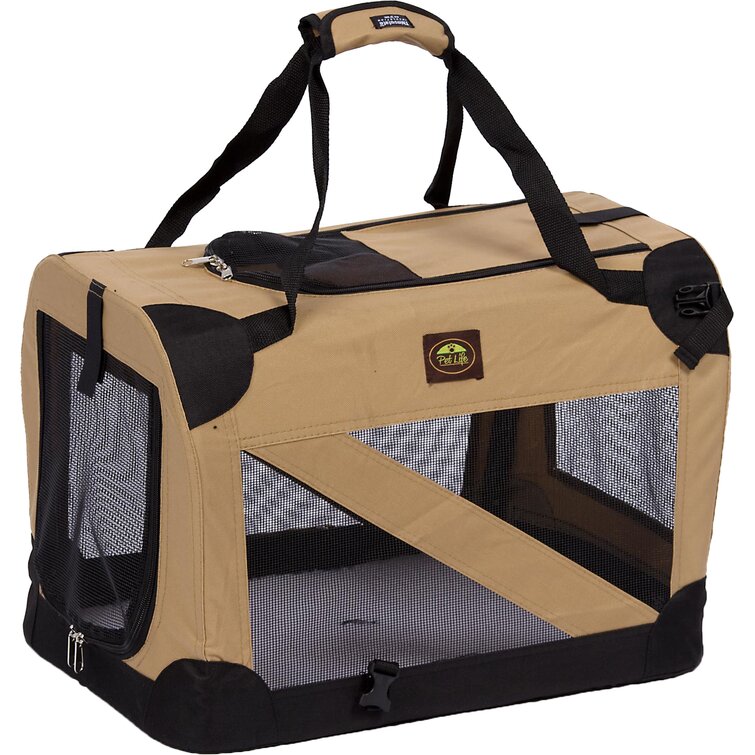 Tucker Murphy Pet Large Cat Carrier for 2 Cats Small Medium Dogs, Soft Pet Carrier for Traveling with Warm Blanket Foldable Bowl and Washable Pad