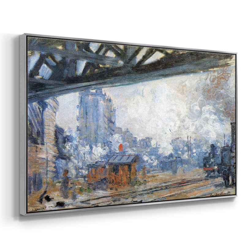 Saint sur toile, H 41 po x l 27 po x P 2 po, Argent