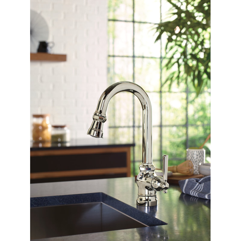 Paterson One-Handle Bar Faucet with Power Clean, Matte Black