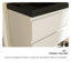 Meuble-lavabo flottant blanc 36 po Angela Angela-97827210
