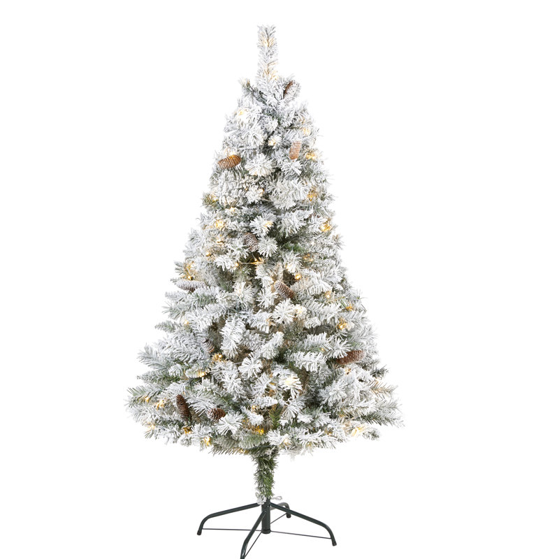 Lighted Artificial Christmas Tree, 5' H
