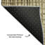Tapis géométrique de qualité supérieure lavable à la machine Monnier AMF1831-30872860