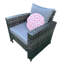 Rattan Wicker 8 - Person Garden Lounge Set with Cushions