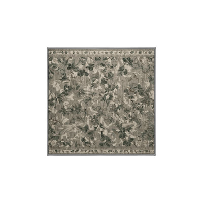 Tapis gris lavable à la machine