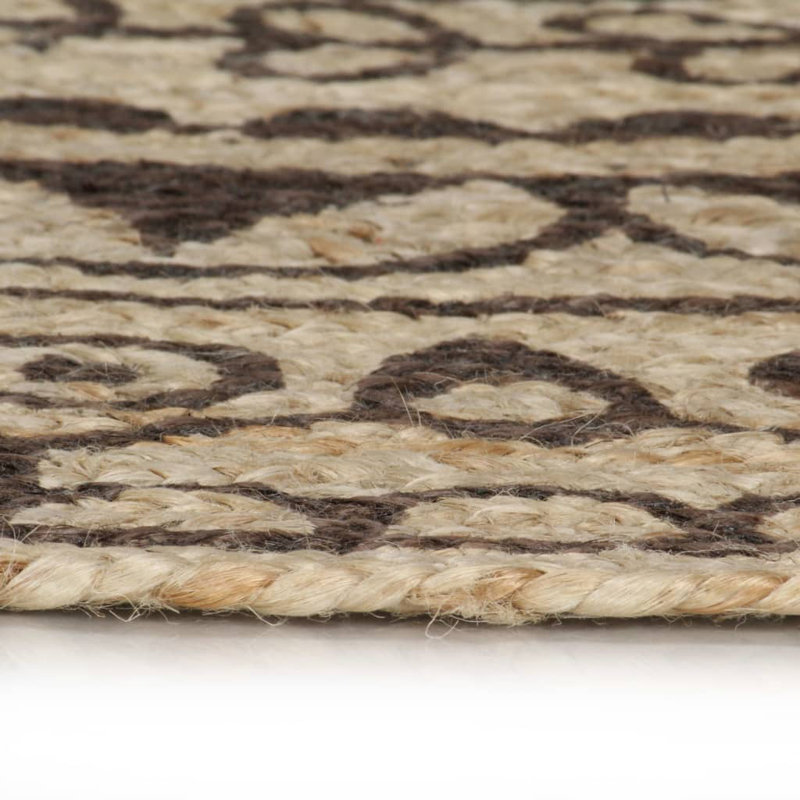 Round Dionysios Geometric Area Rug, Round 120cm