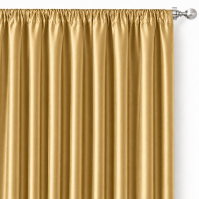 Mason Fabric | Double Width Solid Satin Faux Silk Fabric | Drapery & Curtain Fabric and Table Linen Fabric